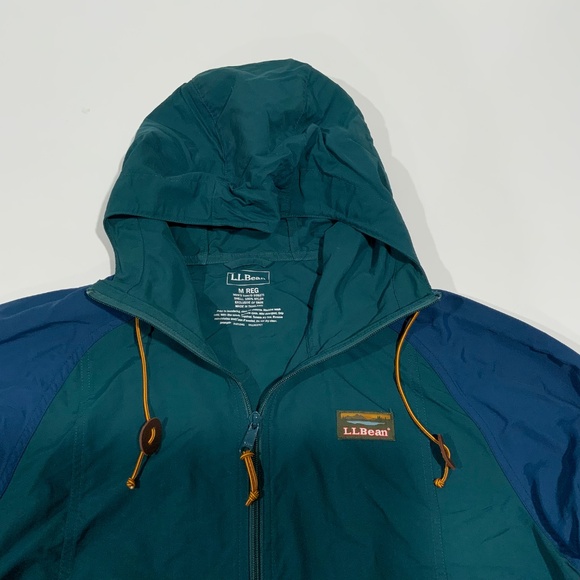 LL Bean Mountain Classic Anorak Jacket Multi Color Pullover - Picture 5 of 8